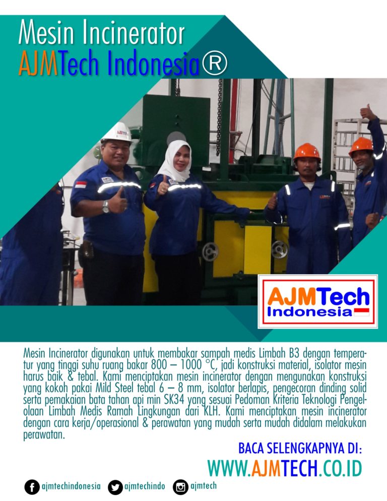 Mesin Incinerator AJMTech Indonesia®