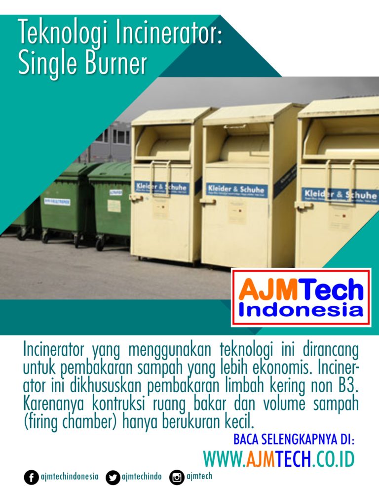 Teknologi Incinerator: Single Burner